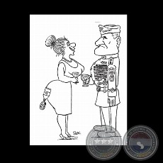 OROPEL MILITAR - Caricatura de Fiorello Botti - Año 2008